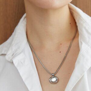 NWT Nakamol Classic White Pearl Necklace